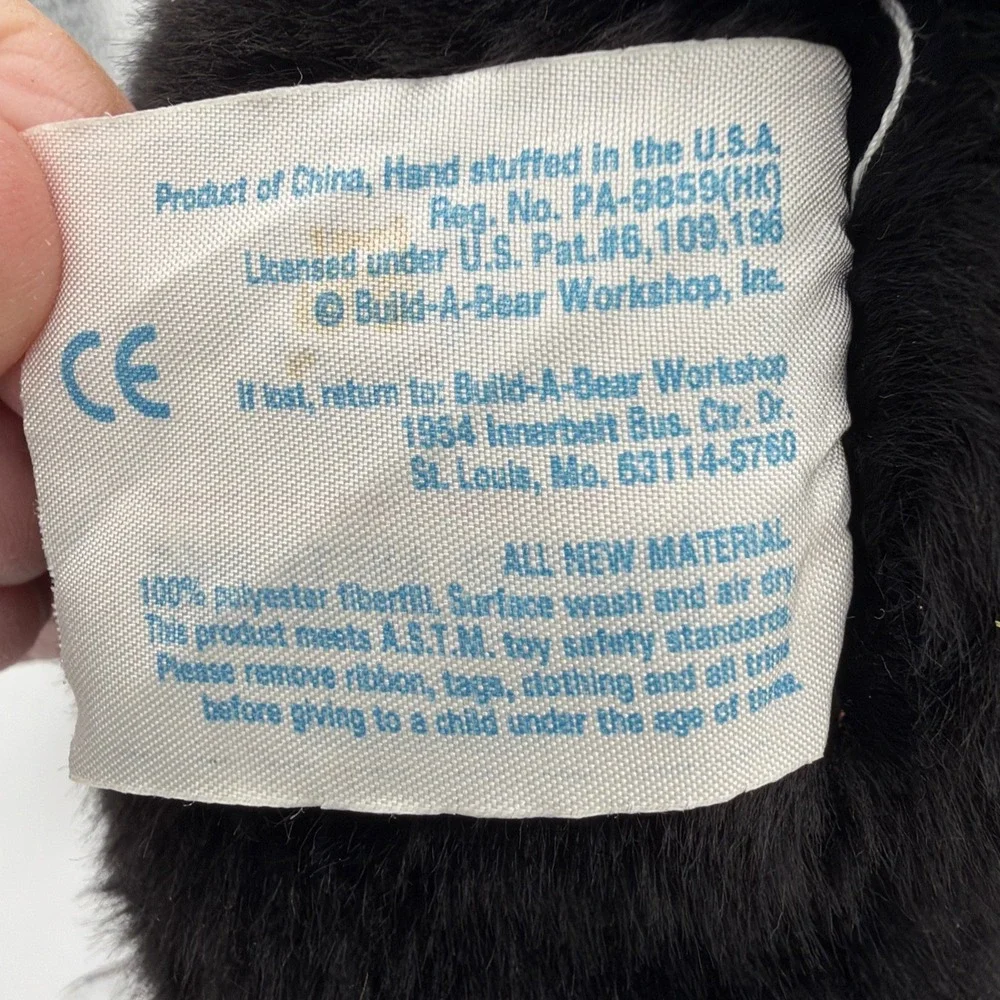 Black‎ Labrador Lab Build a Bear Dog Puppy Plush Stuffed Animal 10